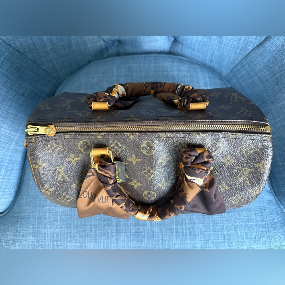 Louis Vuitton Speedy 30 Monogram Canvas Bag Brown LV Authentic - Picture 13 of 16